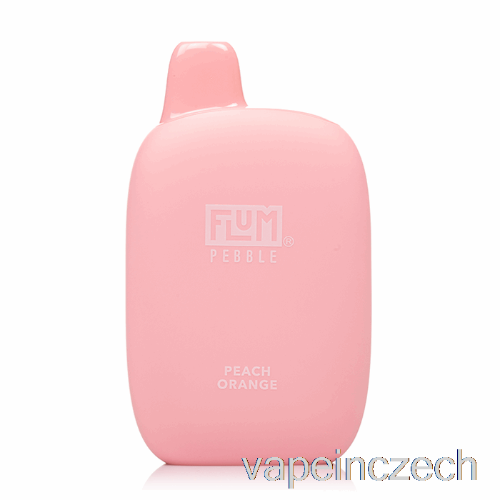 Flum Pebble 6000 Jednorázové Broskvové Oranžové Vape Pero